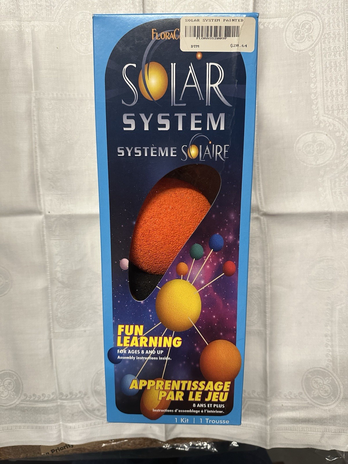 Solar System Building Kit -  PRE-PAINTED Styrofoam Balls and Rings  (8 & up)