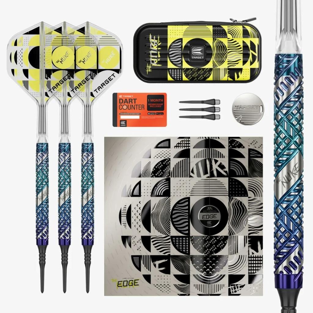 TARGET LUKE LITTLER EDGE 19 GRAM 95% TUNGSTEN SOFT TIP DARTS 210520