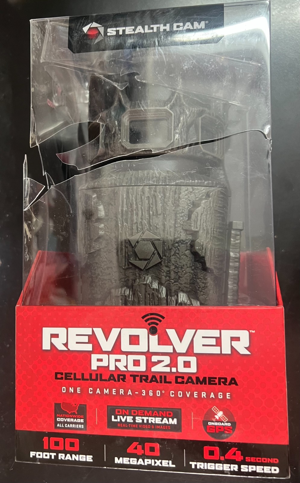 Stealth Cam Revolver Pro 2.0 360° Cellular Trail Camera #STC-RVLRP2 3733/OB