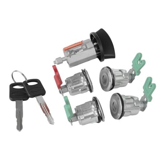 LC6177 Ignition Switch with Keys and Door Lock Cylinders Compatible with 1997