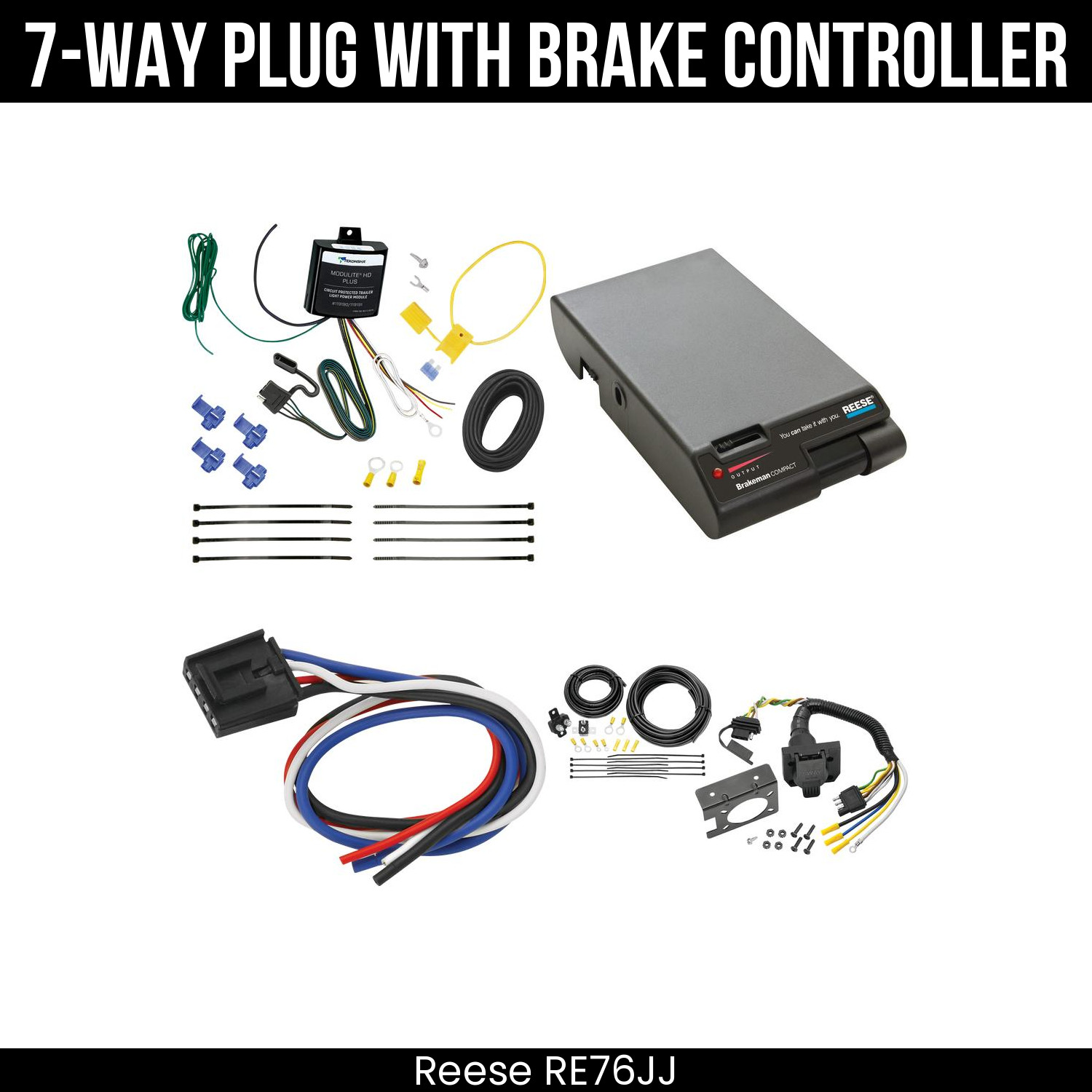 Reese RV 7-Way Wiring Brake Control For 21-23 Envision w/o OEM Factory Connector