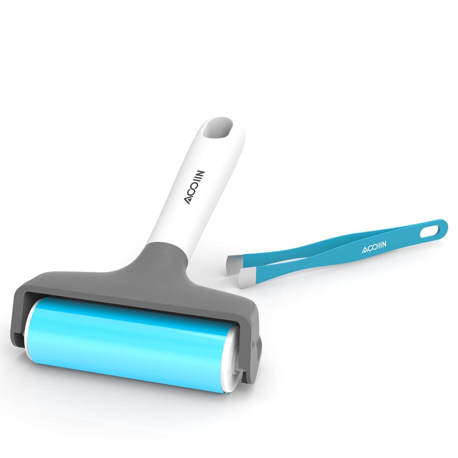 Rubber Brayer Roller  Mat Tweezers Remover Tool Set Craft Stamping Brayers For