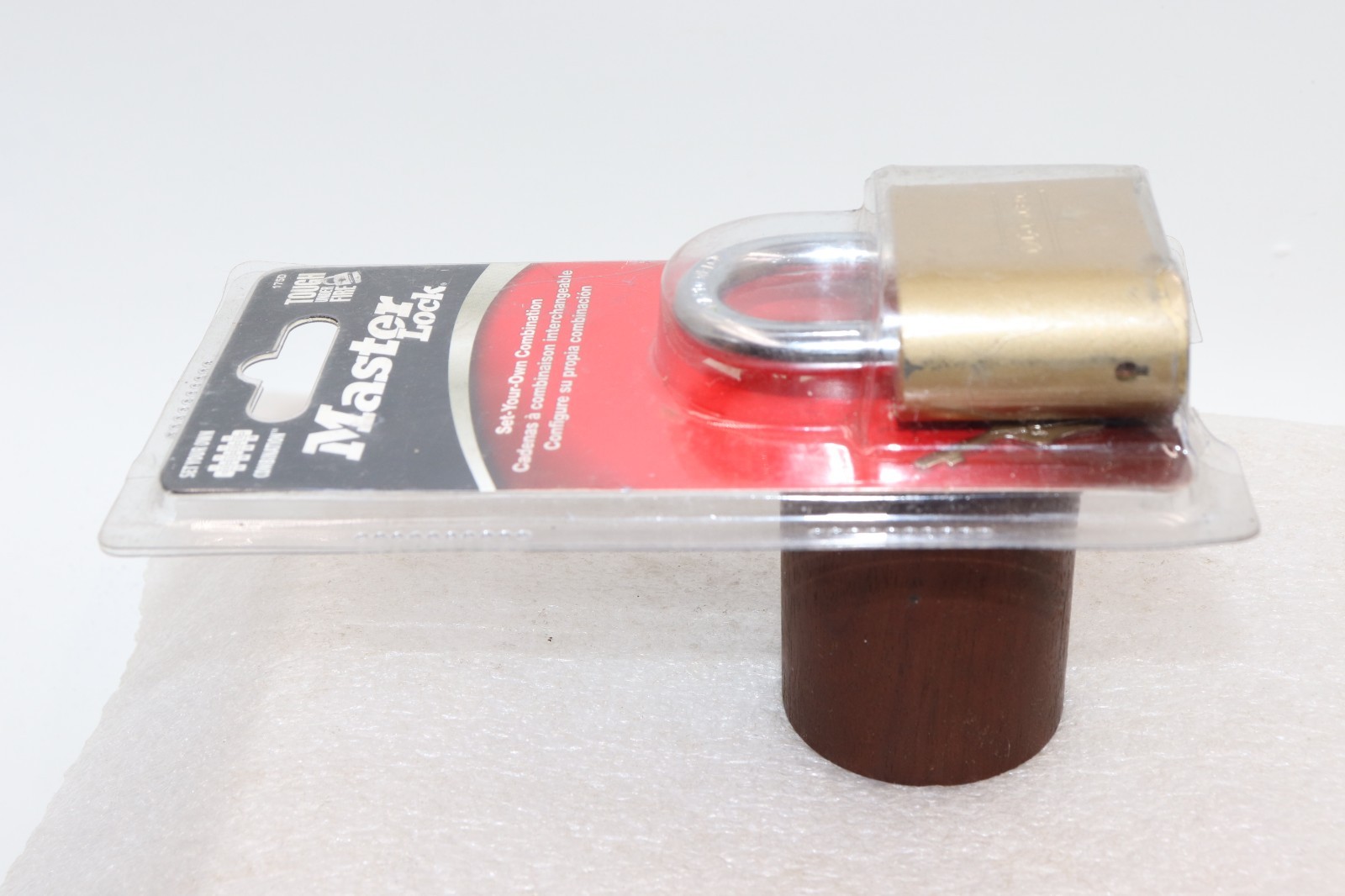 Master Lock Resettable Combination Padlock 2" wide Brass 175D