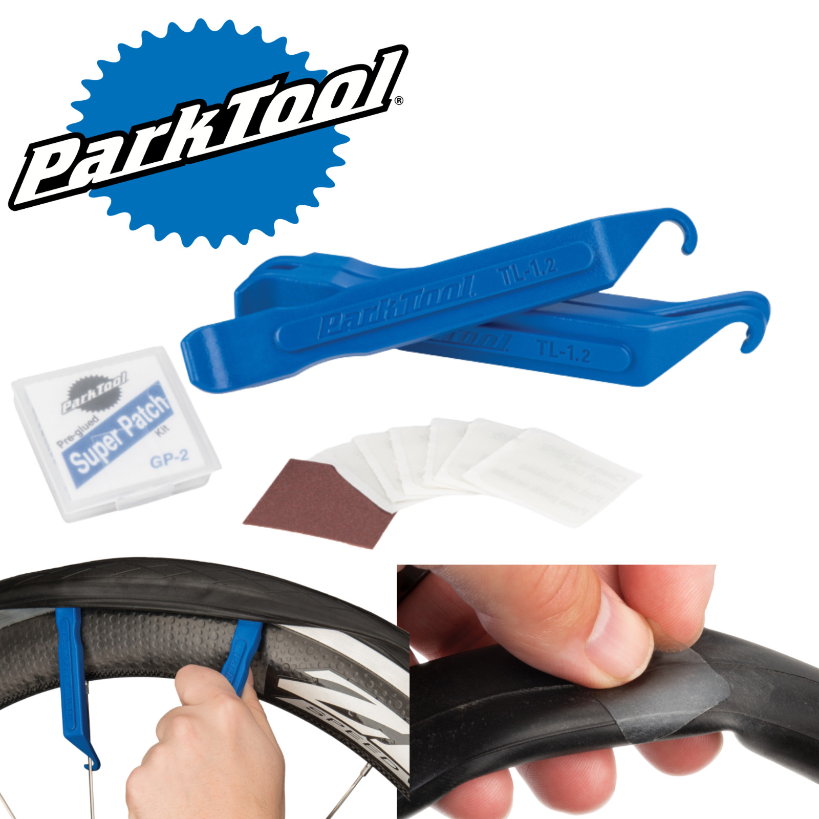 Park Tool TR-1C Tire & Tube Repair Kit Easy On The Go Repair