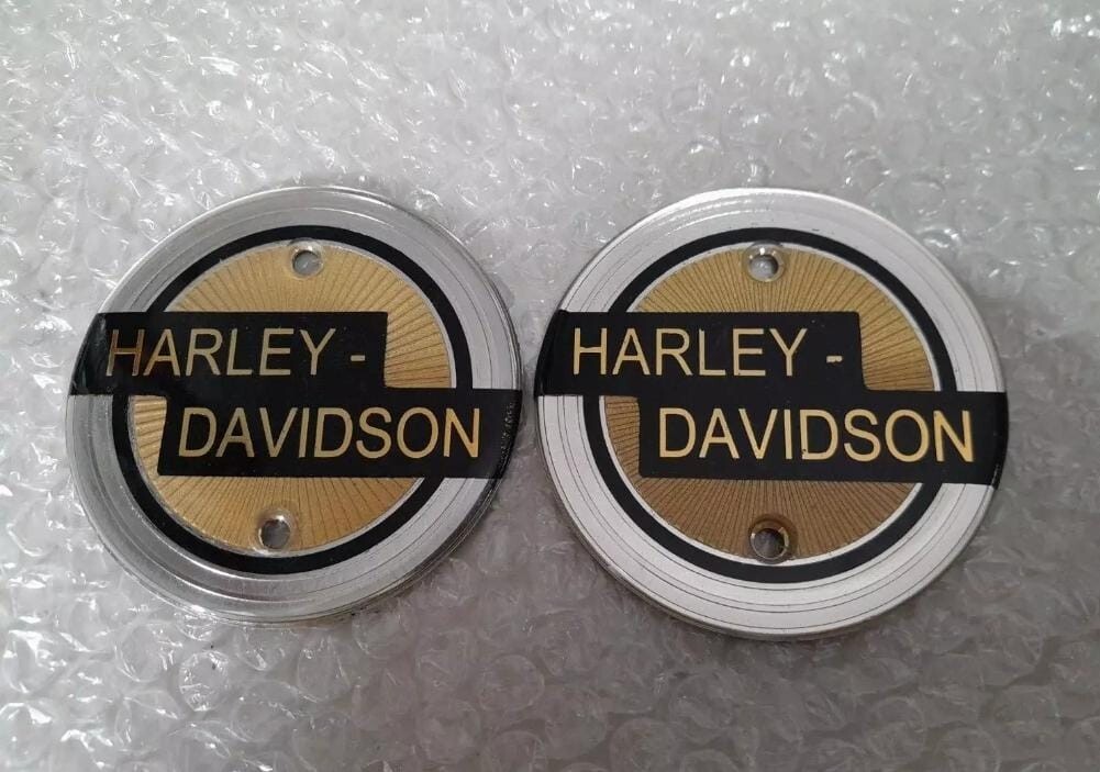 Gas Tank Emblem Fit For Harley Davidson 1958 Panhead Pair 2 pcs