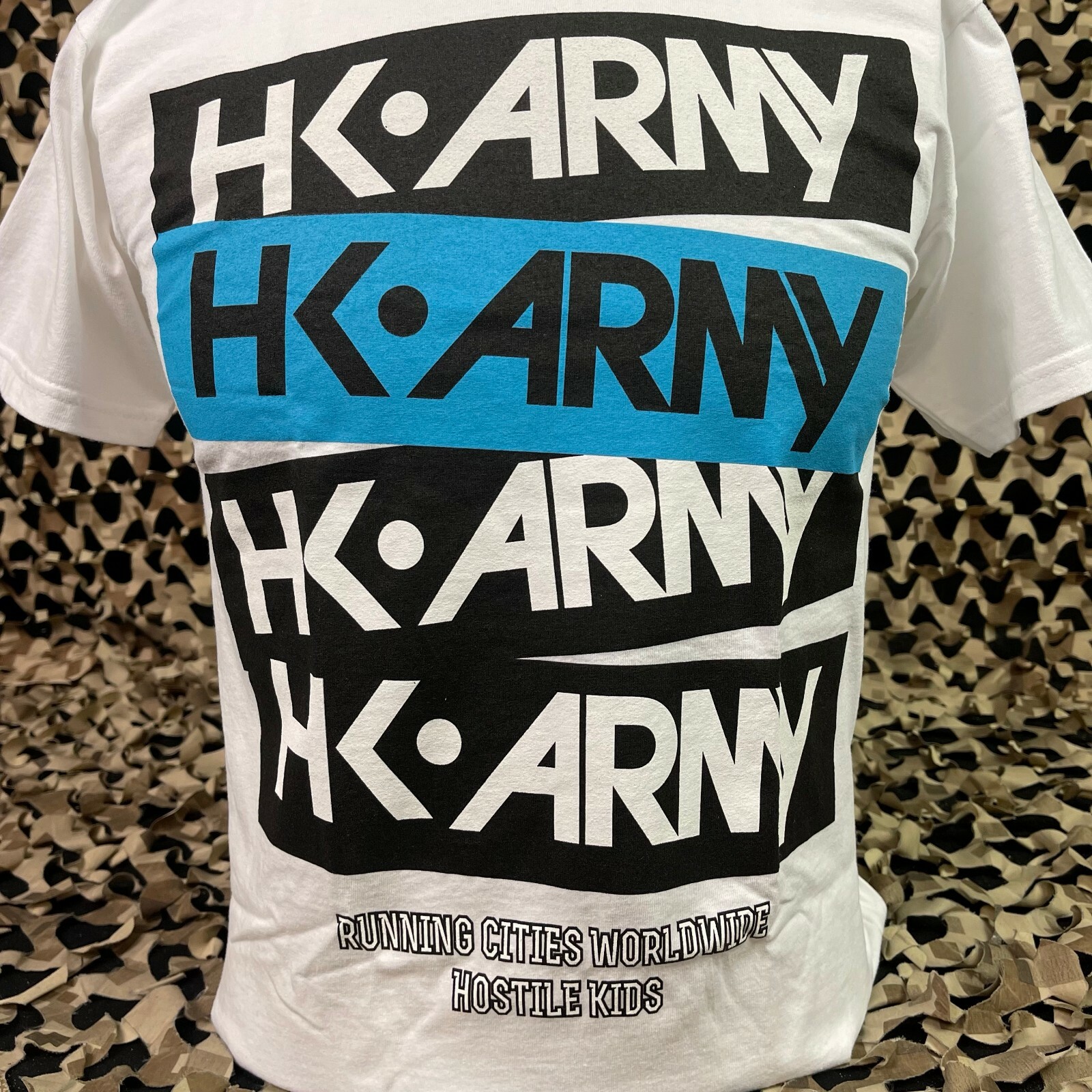 NEW HK Army Posted Paintball T-Shirt - White - Medium