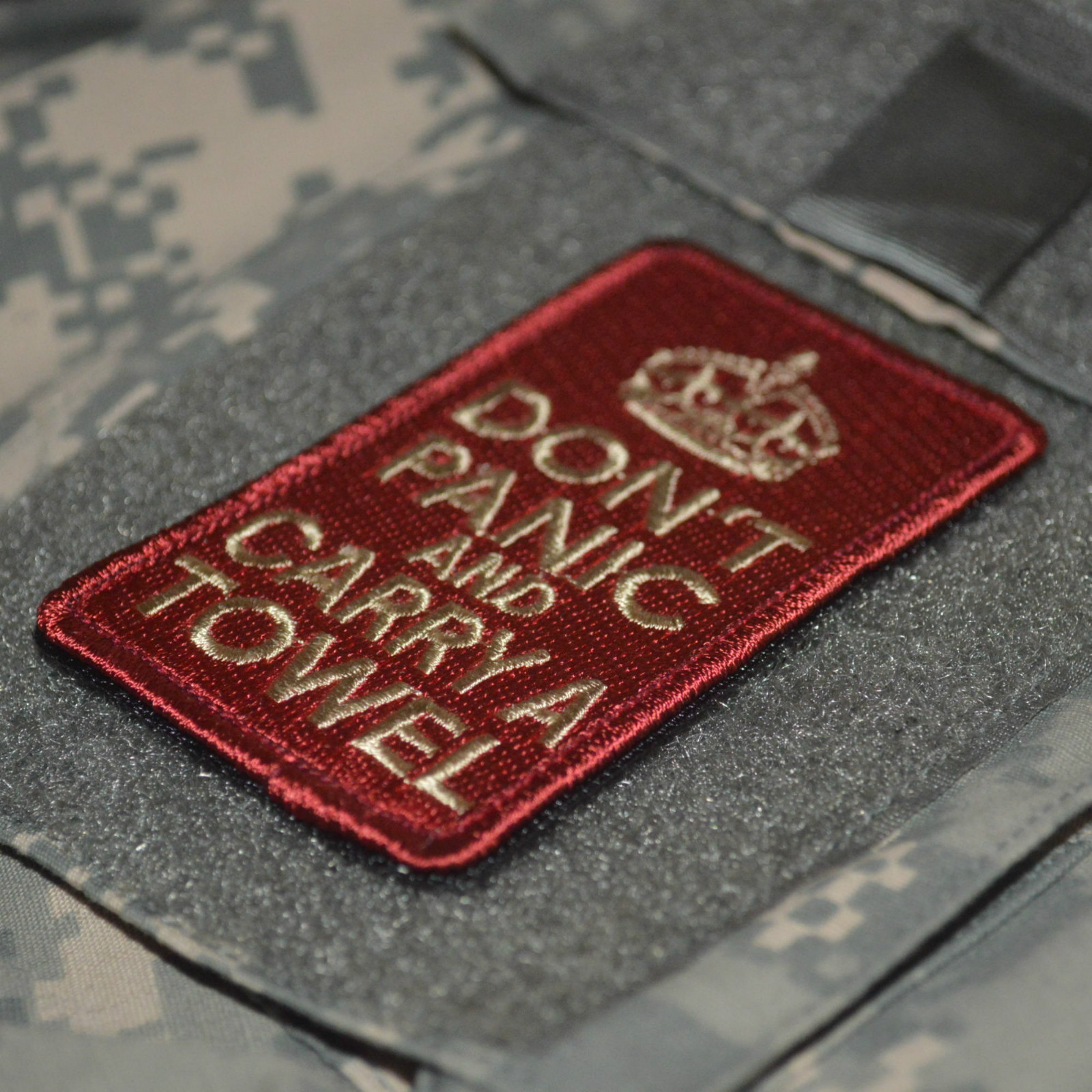 KANDAHAR JSOC USMC KILLER ELIET FORCE RECON: Keep Calm Carry Towel w/Travel Tag