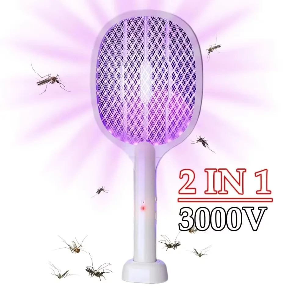 Rechargeable Foldable Mosquito Swatter Photocatalyst Trap Lamp Bug Zapper
