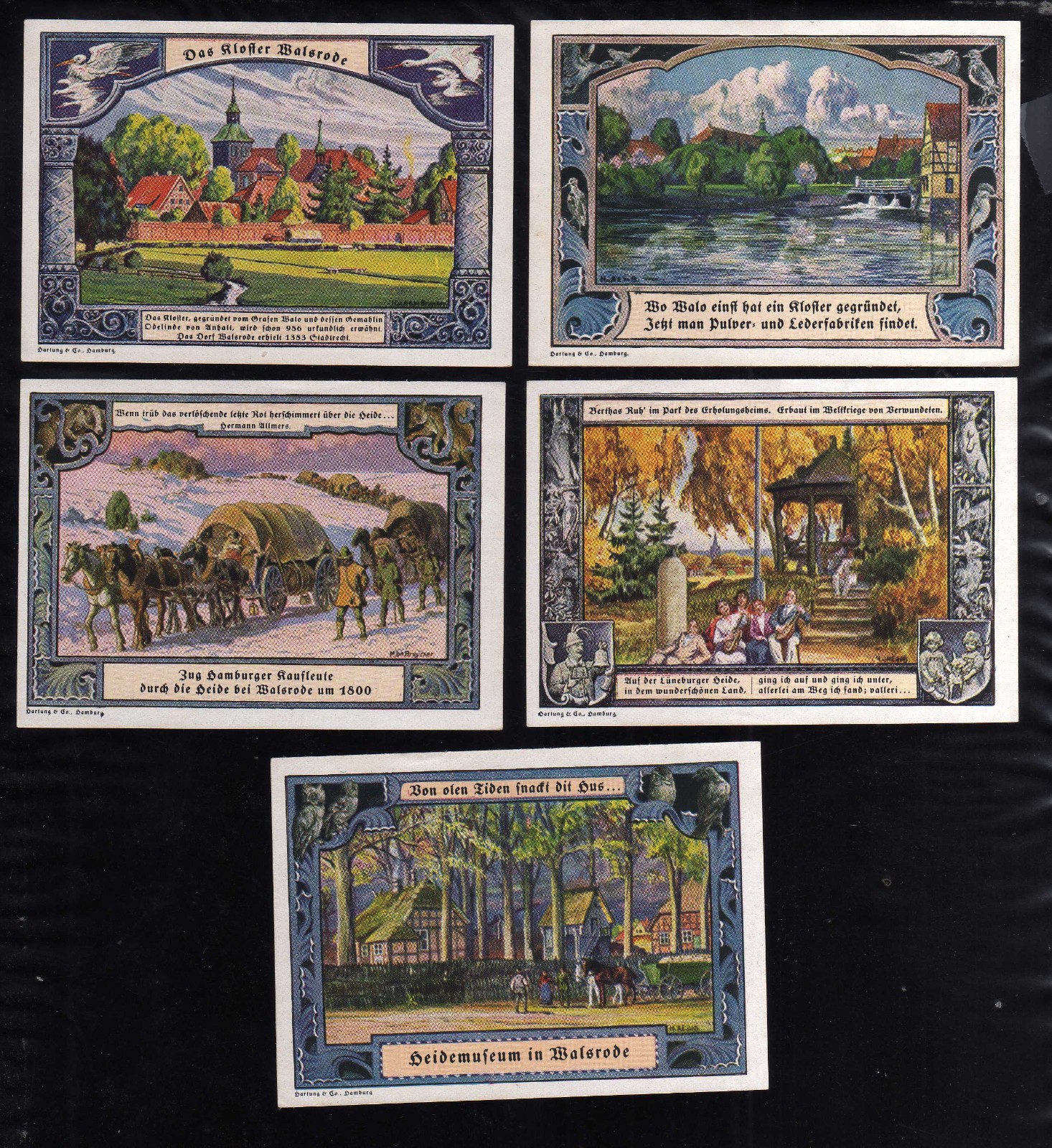 WALSRODE -  GERMANY NOTGELD - 5 X 1 MARK