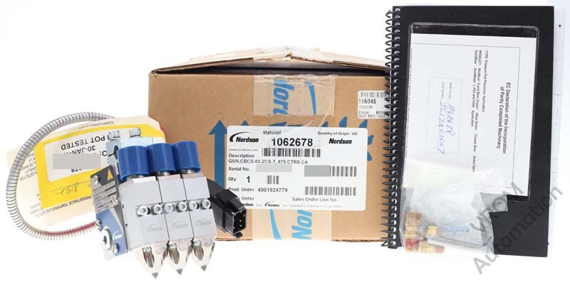 New Nordson 1062678 Blue Pneumatic Hot Melt Glue Gun