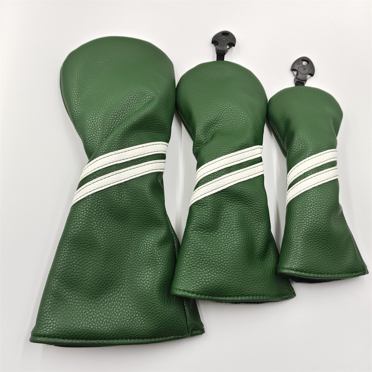 Premium Green Golf Headcover for Driver Wood Fairway Hybrid Club 13H Head Covers