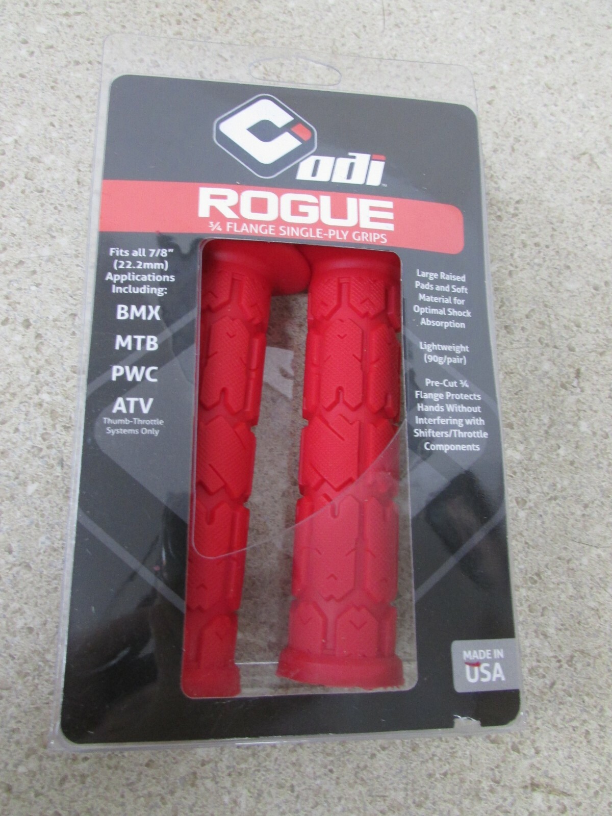NEW ODI RED ROGUE ATV GRIPS HONDA TRX300EX TRX400EX 400EX TRX450R TRX 400 450
