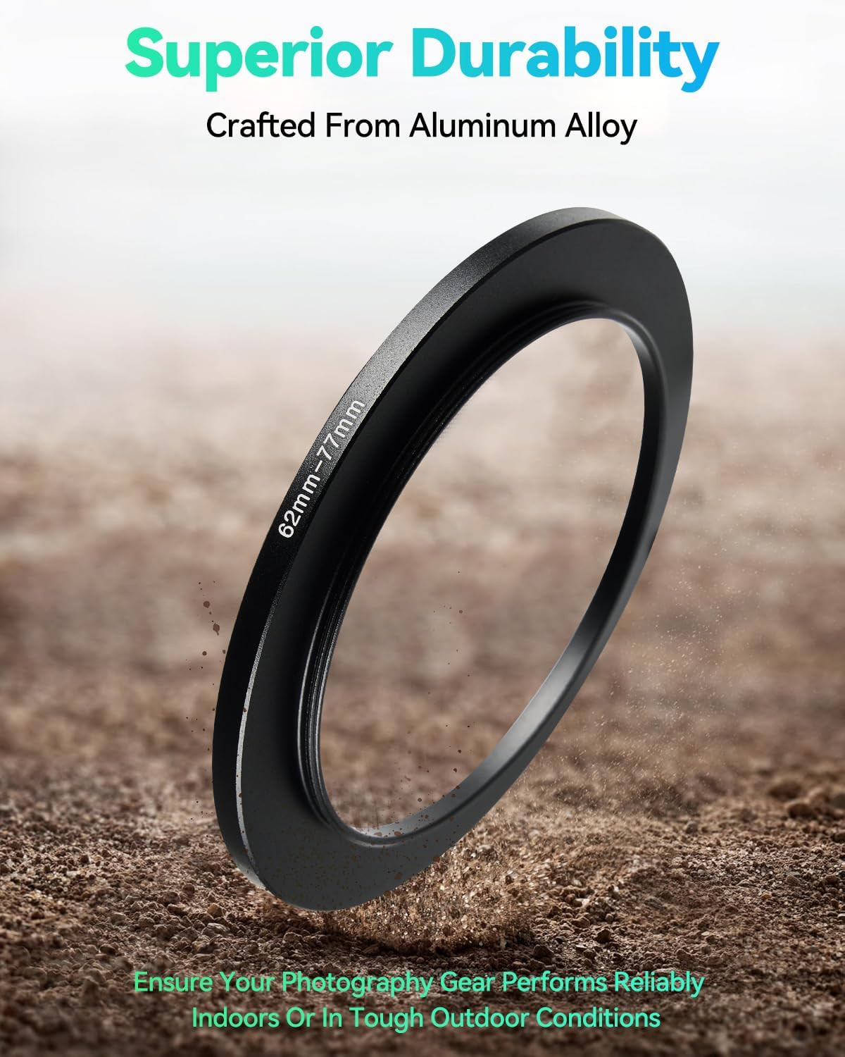 77-95Mm Metal Step-Up/Down Ring Adapter Compatible with Mirrorless Cameras DSLR