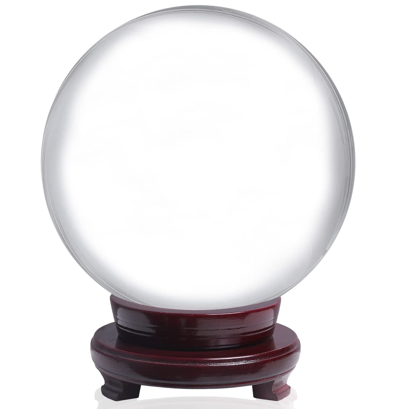 LONGWIN 150mm (5.9 inch) Divination Crystal Ball Decorative 150mm, Clear