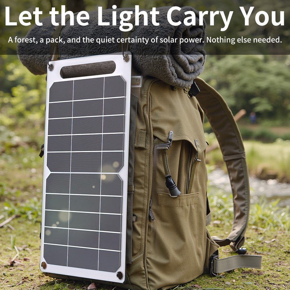 20W Solar Panel USB Micro Solar Panel Quick Charger For Mobile Phones Outdoor