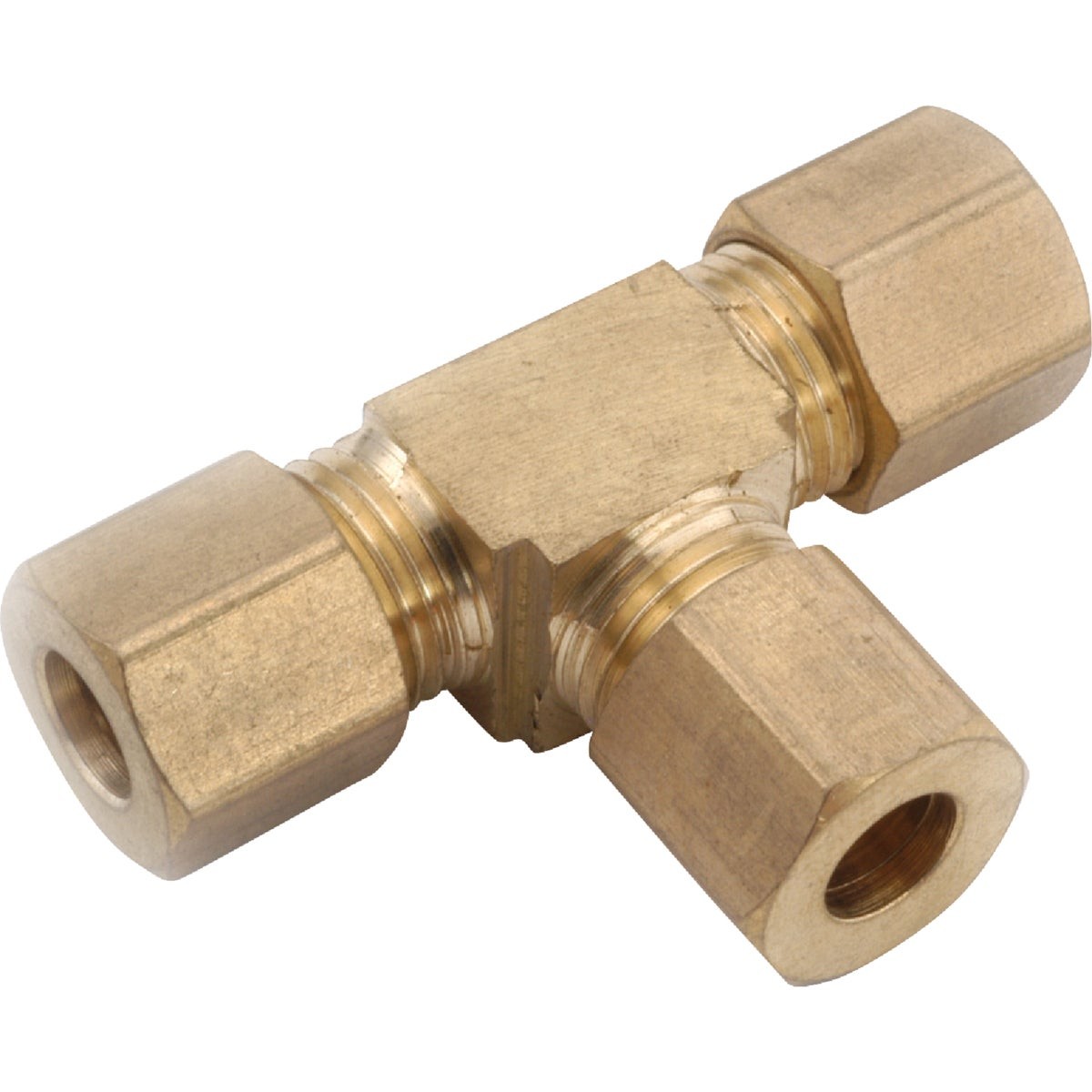 Anderson Metals 1/2 In. Compression Brass Tee 750064-08 Anderson Metals