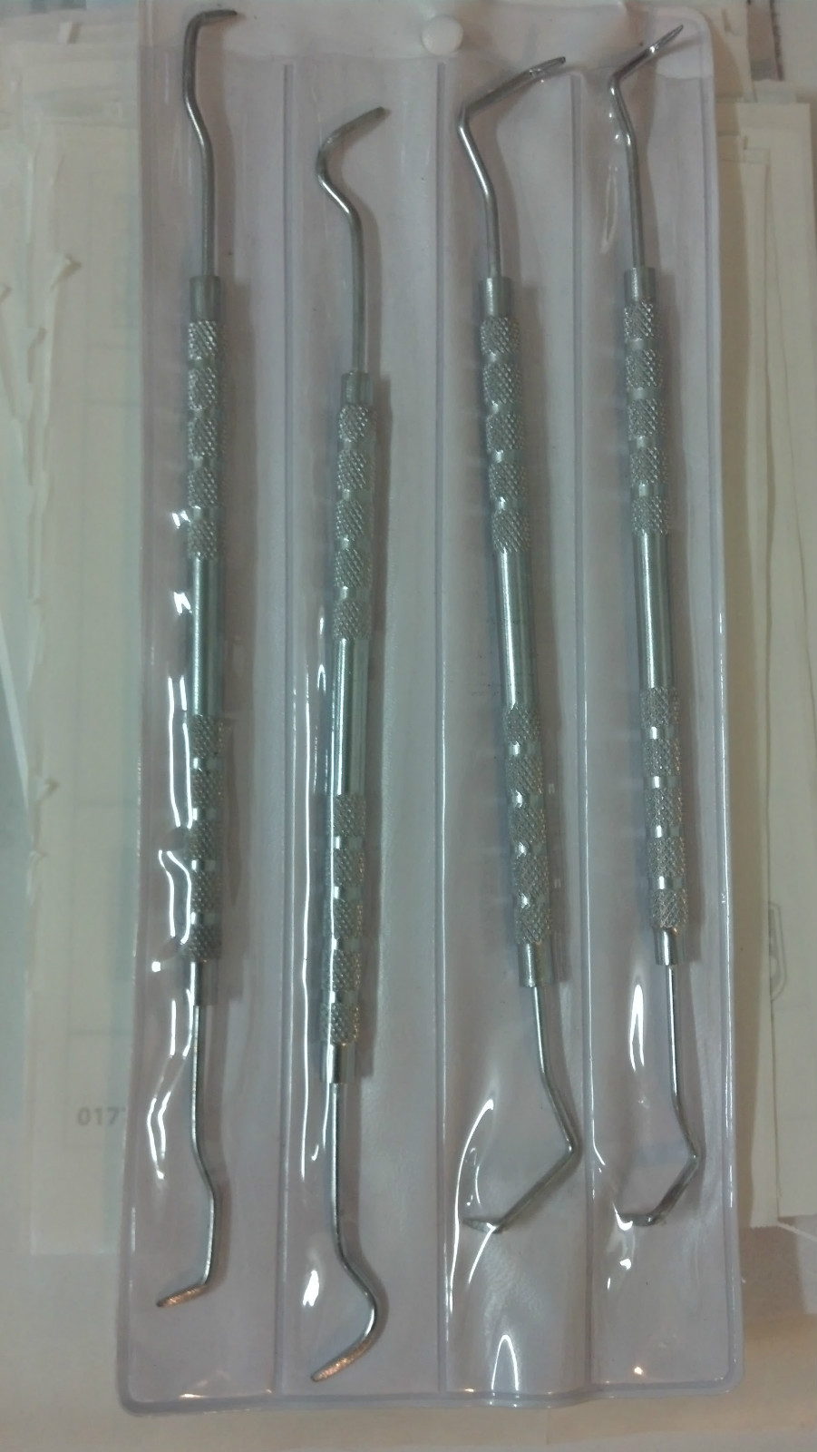 PROBE SET FOR MICRO-MINIATURE MANIPULATION, 4 PIECE CHROME SET, PART# DD310