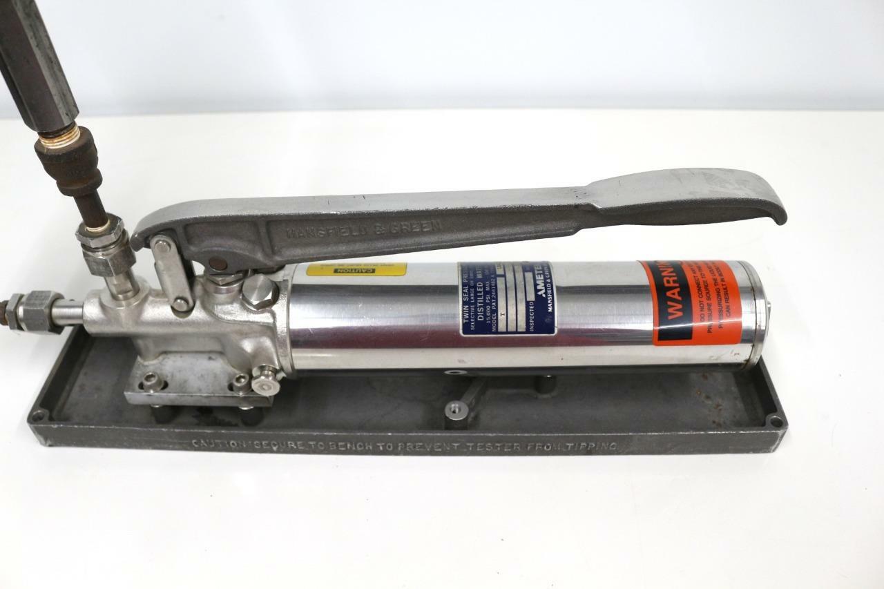 Ametek Model T Dead Weight Tester w/ Ashcroft 1305B100, 2000-10000 Range Weights