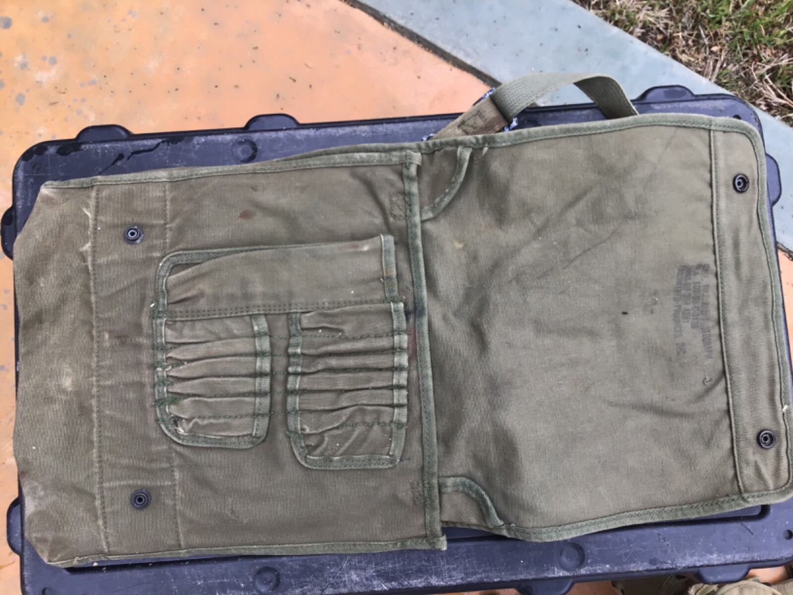 1980 Canvas Map Case