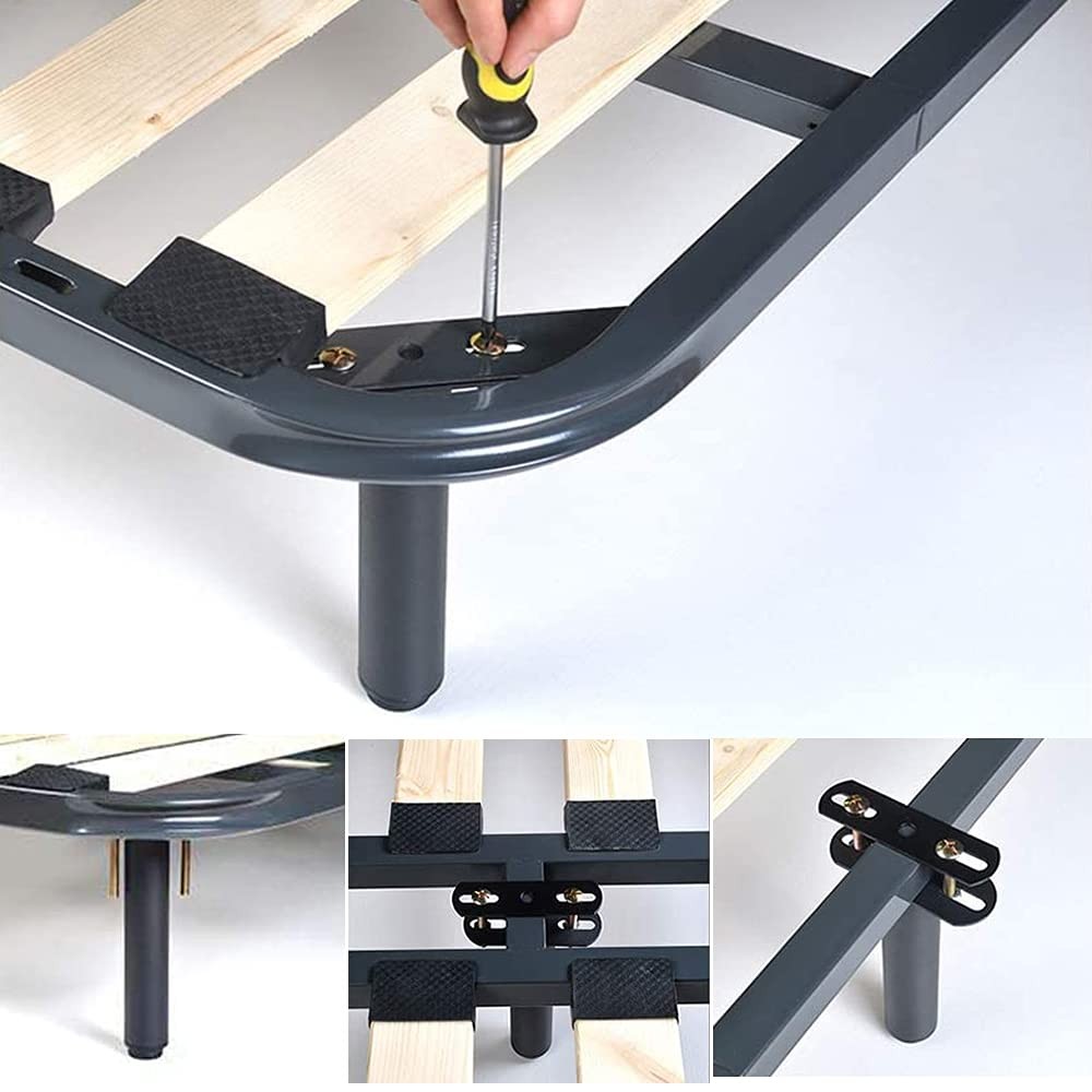 2PCS (10"-17") Adjustable Height Center Support Leg for Bed Frame, Bed Center...