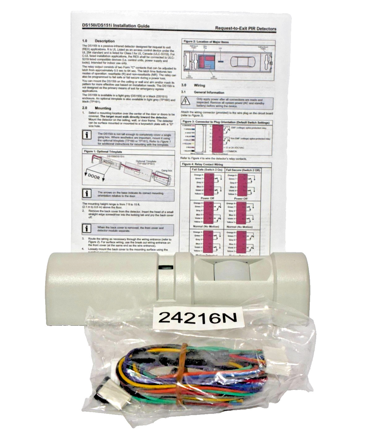 Bosch DS150I Infrared Access Control Request-to-Exit Motion Sensor