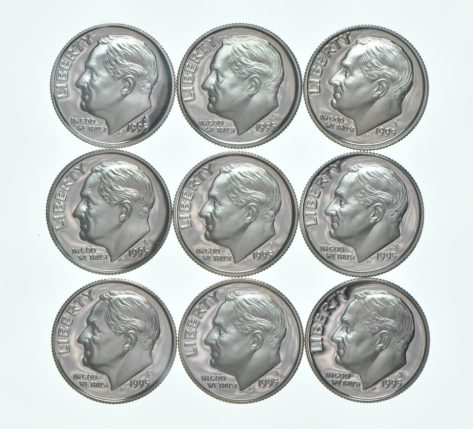 1995-S Roosevelt Dime CLAD Proof