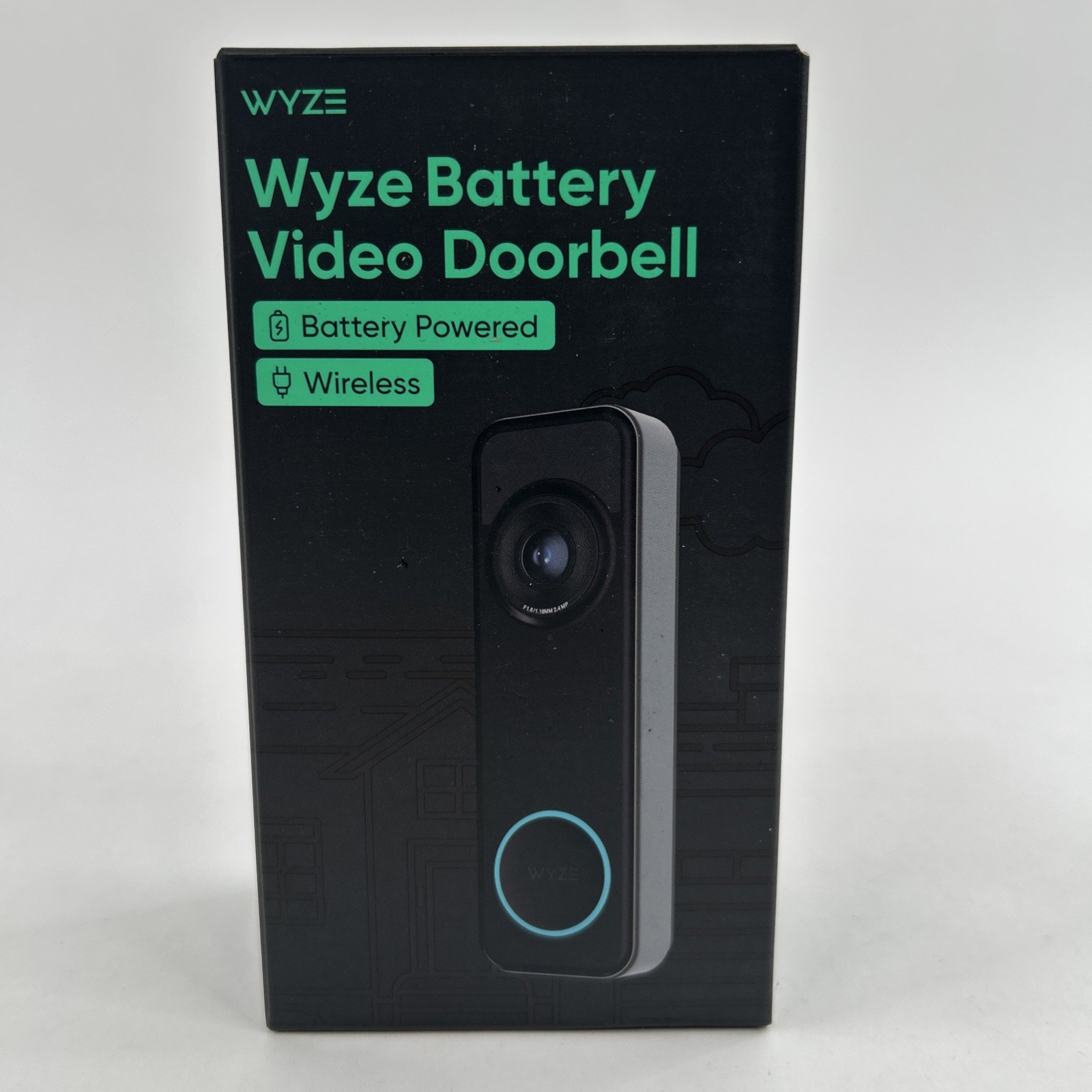 New Wyze Wireless Battery Video Doorbell, HD Plus Video 2-Way Audio Night Vision