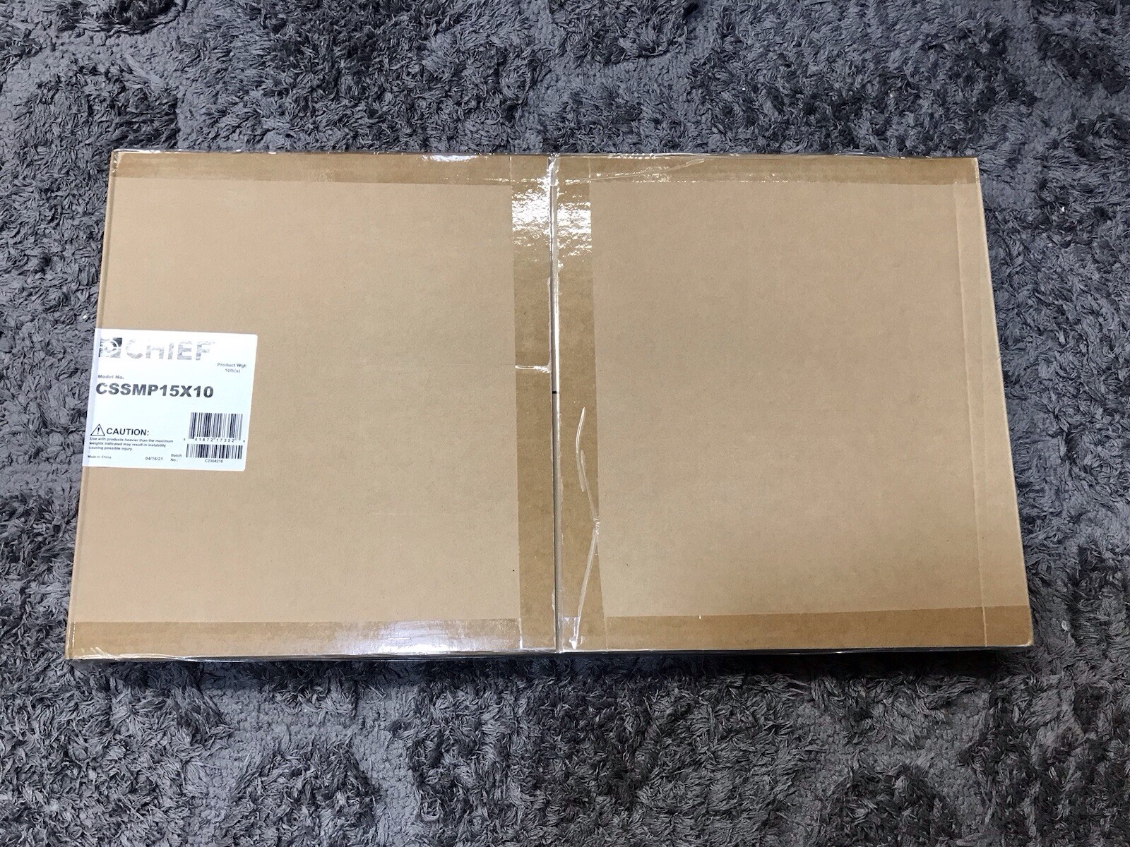 CHIEF CSSMP15X10 NEW BOXED COMPONENT STORAGE SLIDING PANEL