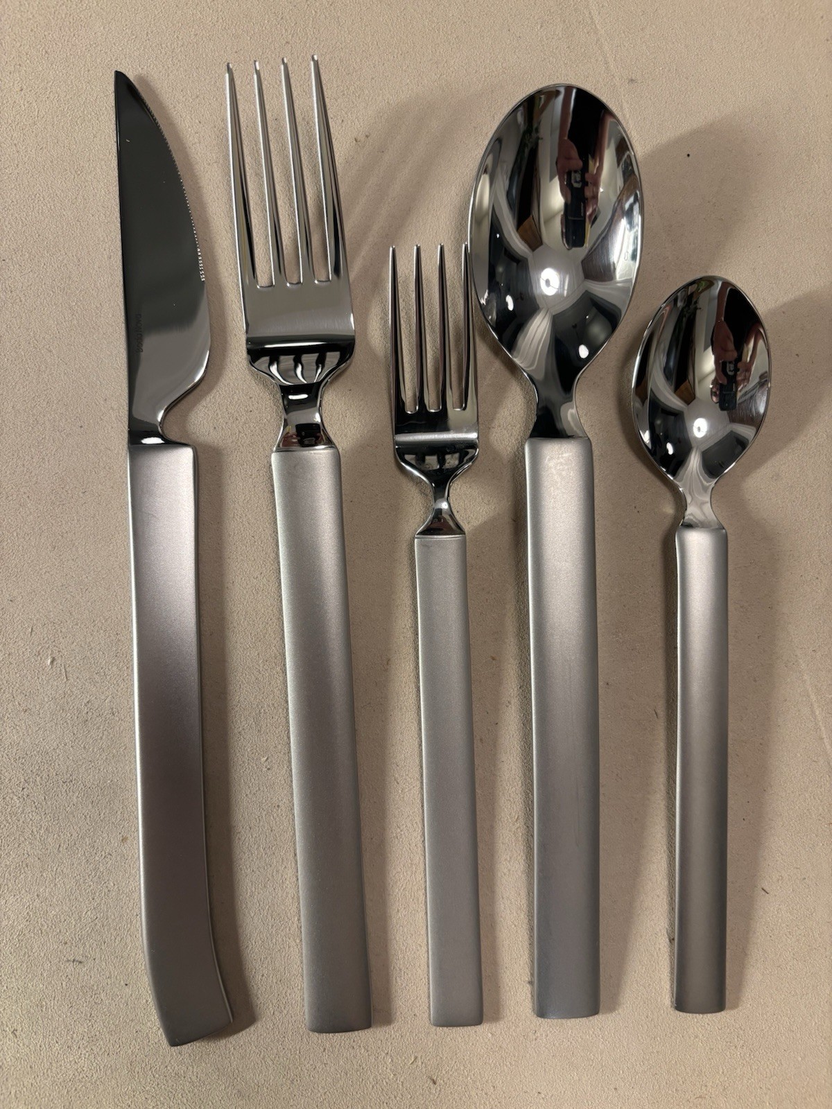 Boda Nova ZENIT SOFT (matte) - 3 five piece place settings and 2pc serving set