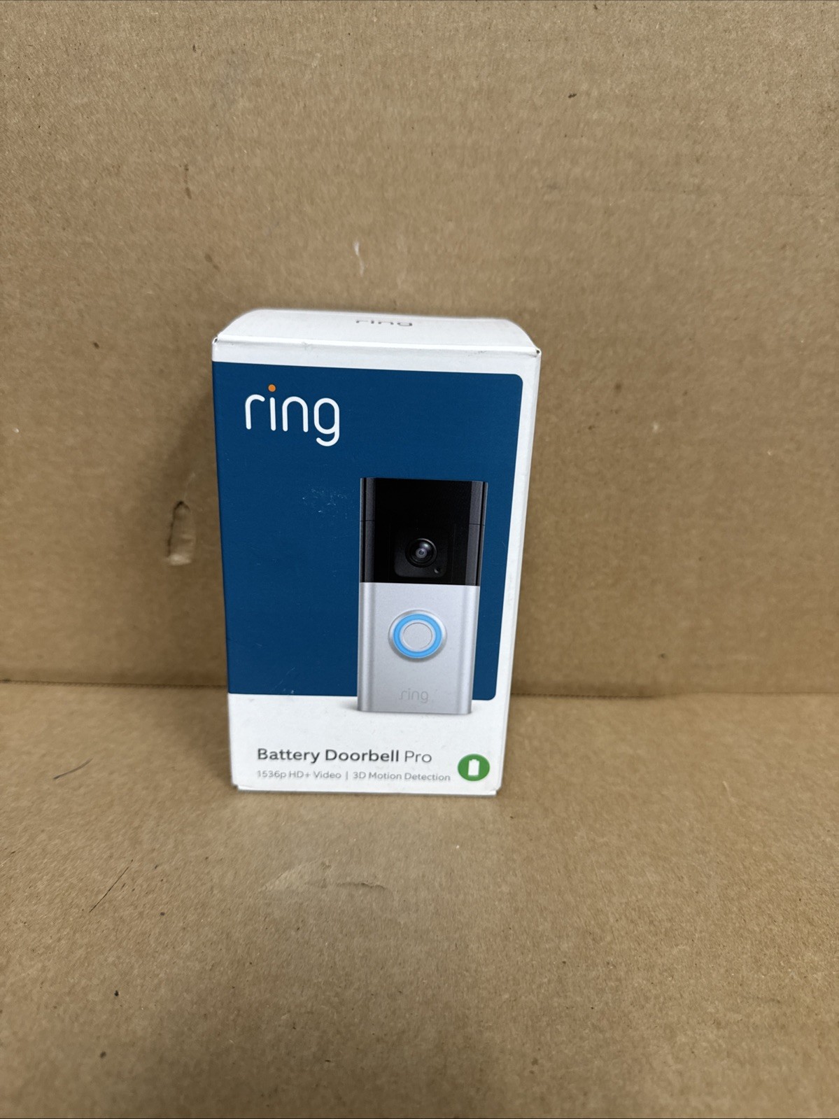 RING Battery Doorbell Pro 1536p HD+ Color Video, 3D Motion Detection Head-to-Toe