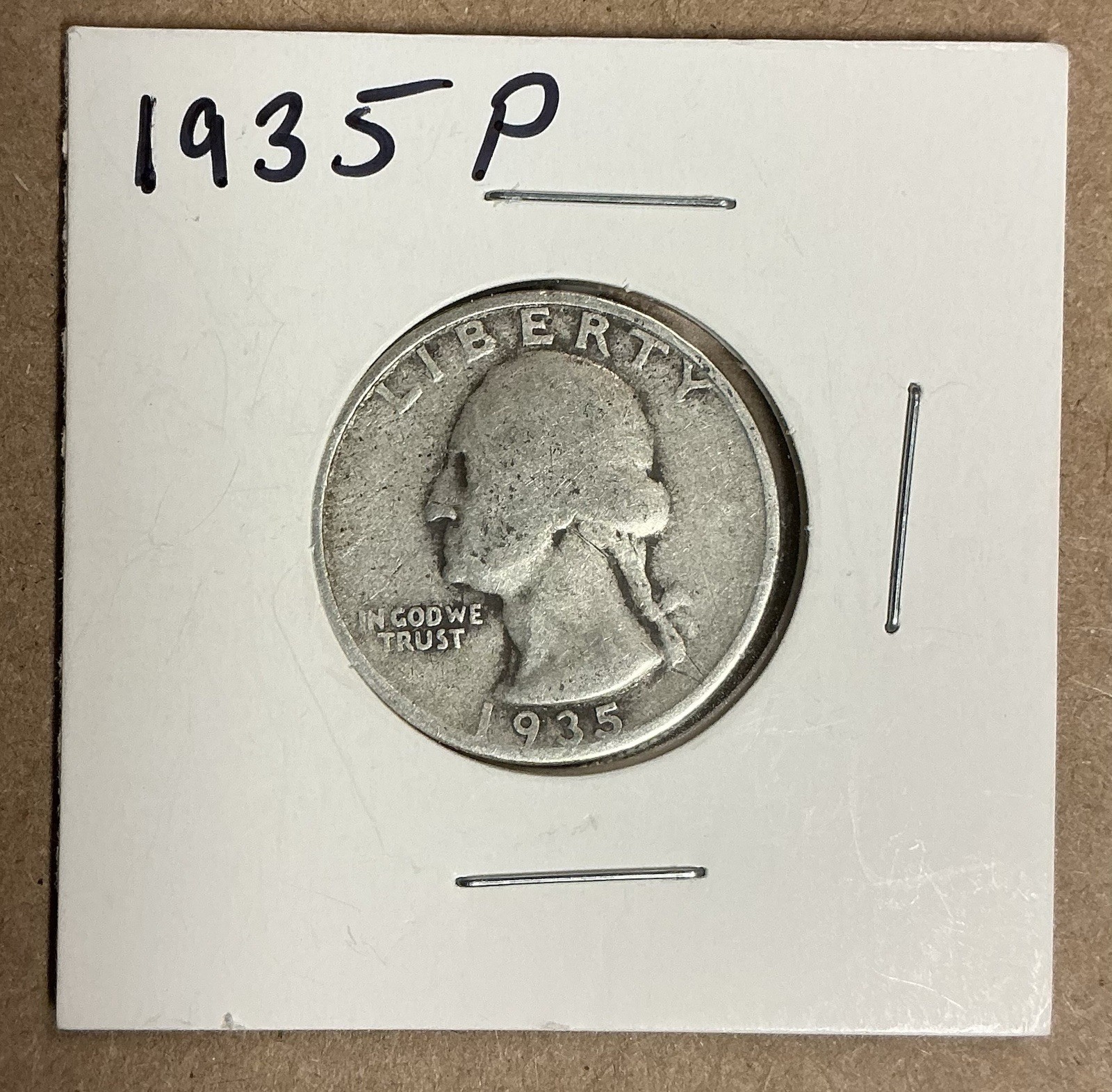 1935 P Washington Quarter 90% Silver Free Shipping