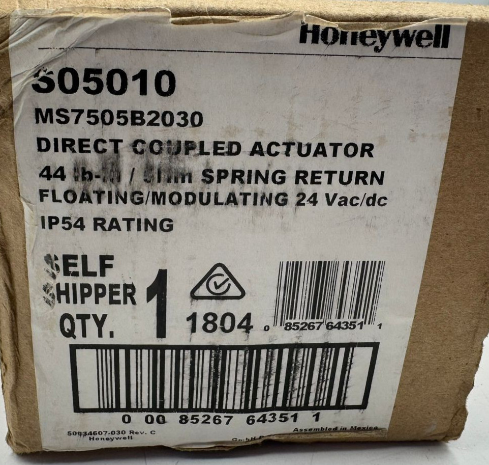 HONEYWELL S05010-Direct Coupled Actuator