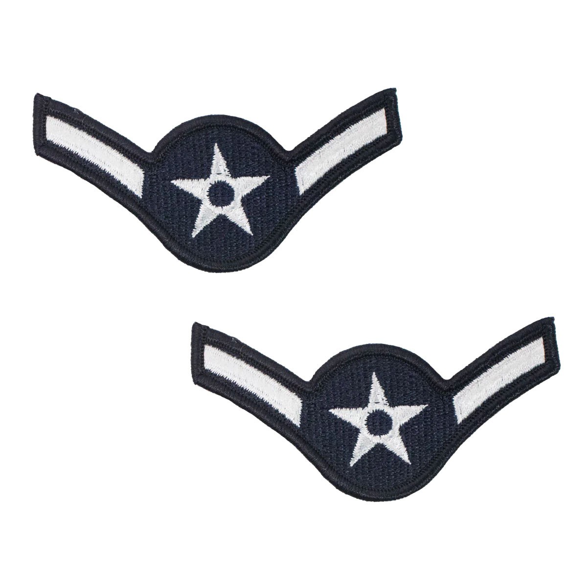 US Air Force E-2 Airman Enlisted Female Chevrons -Veteran Owned Business