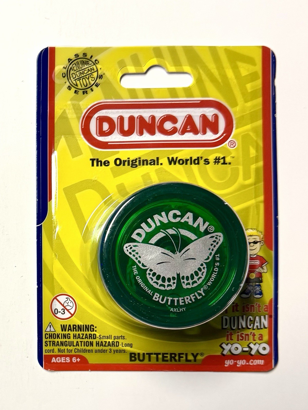 Duncan Butterfly Yo-Yo - GREEN (3124BU-DE) Beginner - 2023 NEW Sealed