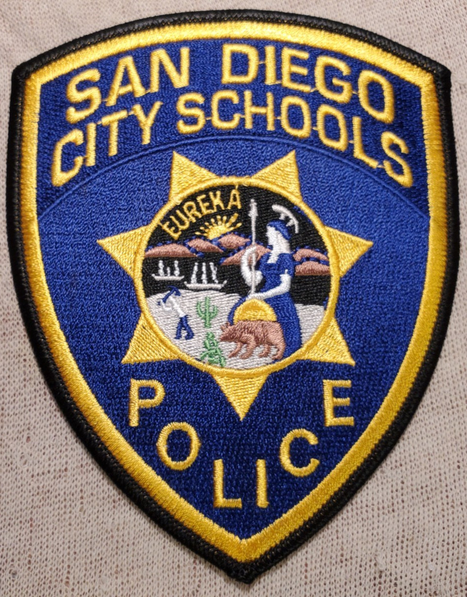 CA San Diego California City Schools Police Shoulder Patch