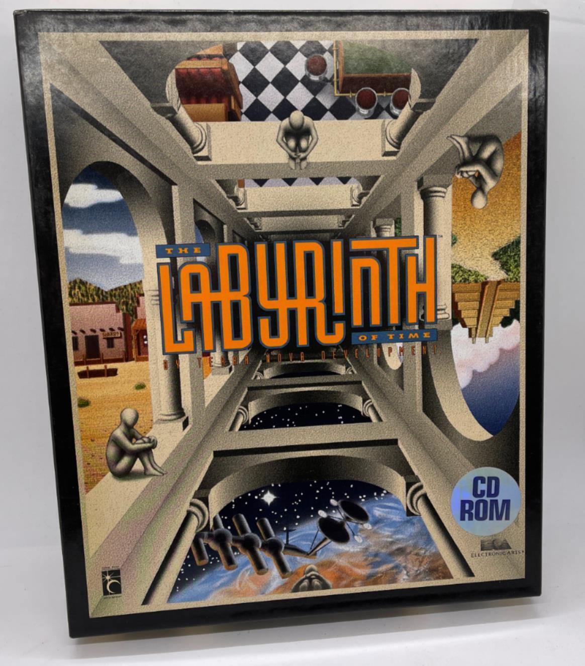 The Labyrinth Of Time IBM  Big Box PC -  NO SOFTWARE