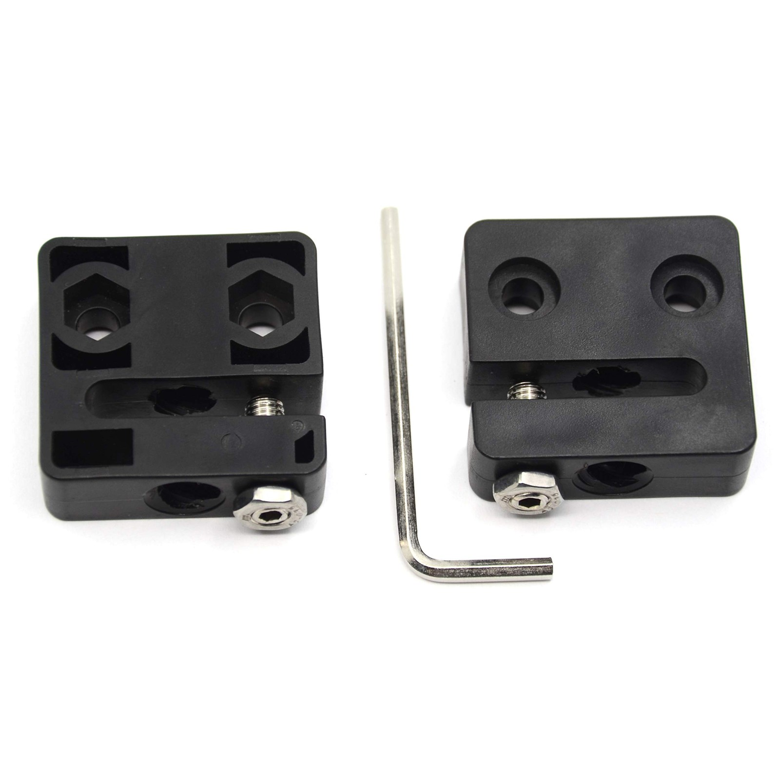 Befenybay 2PCS Anti-Backlash Nut 8MM Diameter Lead 2mm Pitch 8mm Lead, Black