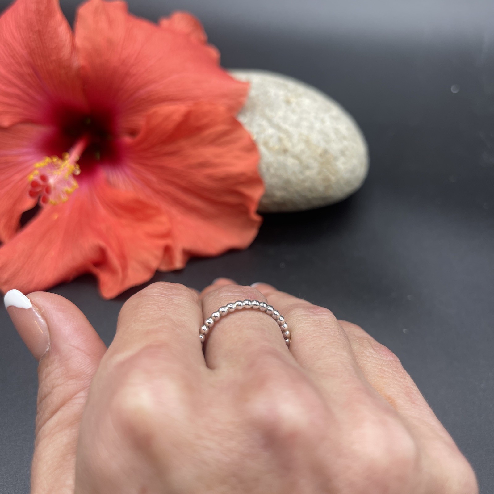 Stunning Unique Handmade 925 Sterling Silver Stackable Band Ring #B103