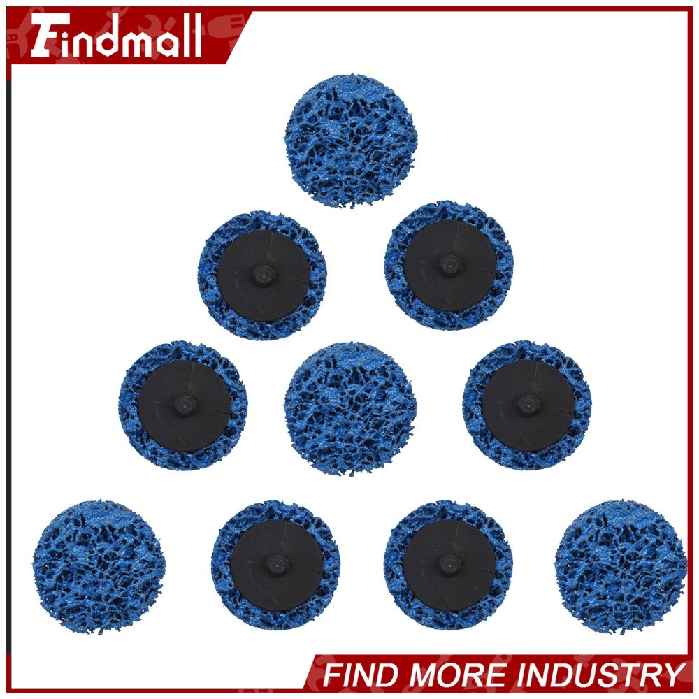 Findmall 10 Pack 2" Blue Quick Change Easy Strip & Clean Discs New