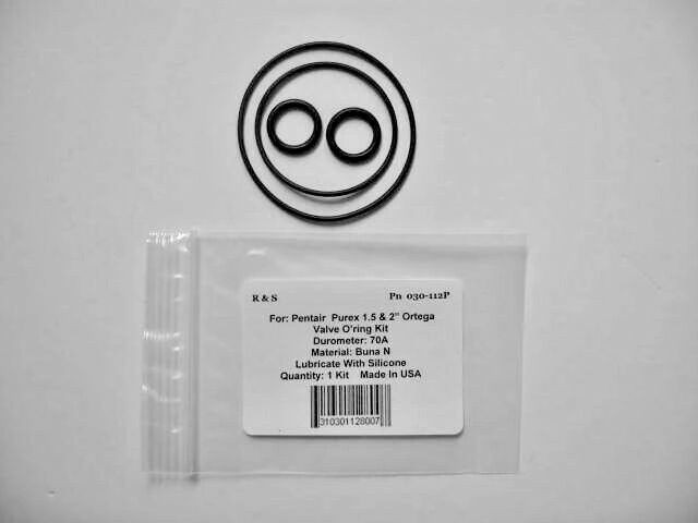 Pentair Purex 1.5 & 2" Ortega Valve O-Ring Kit / R&S 030-112P