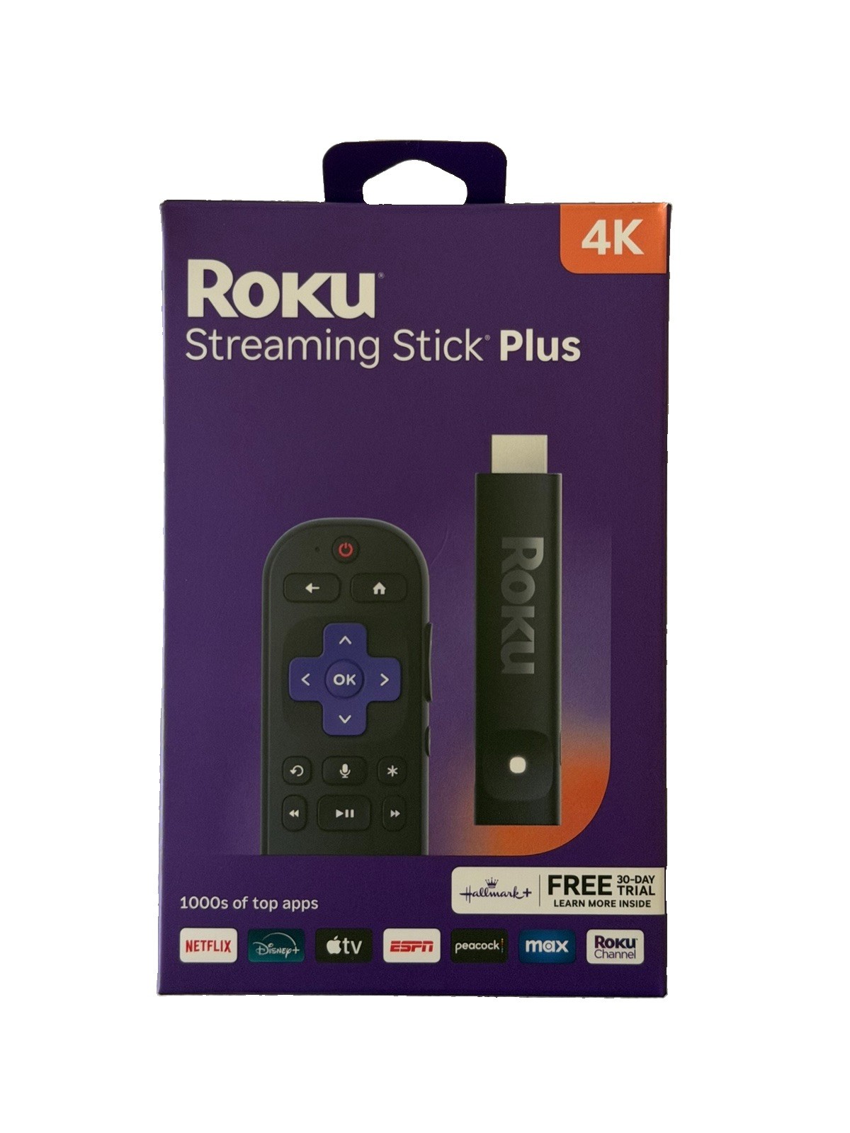 Roku Streaming Stick Plus 4K & HDR Support W/ All Original Accessories (3830RW)