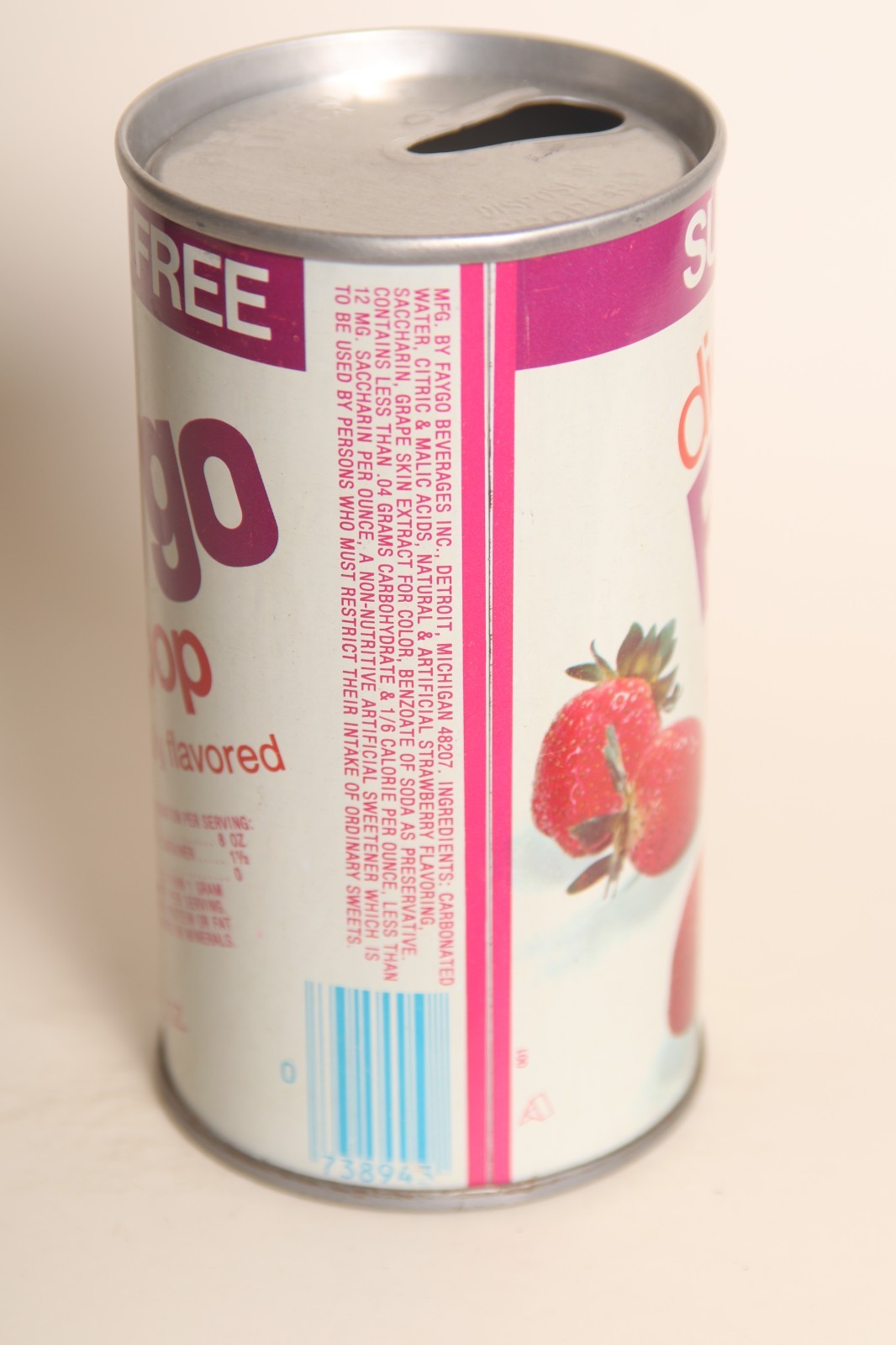 Diet Faygo Redpop soda can