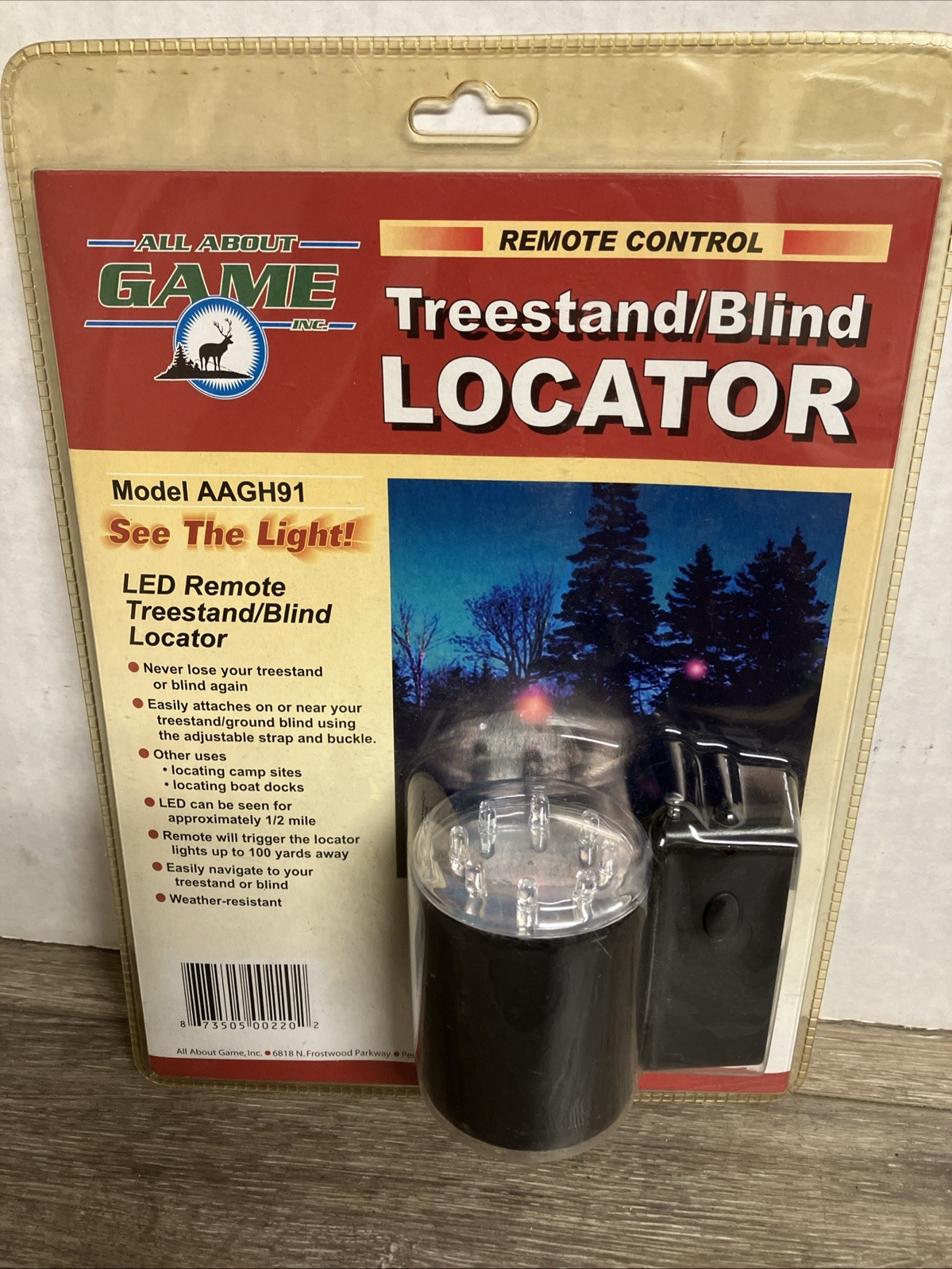 All About Game Treestand/blind Locator NIP