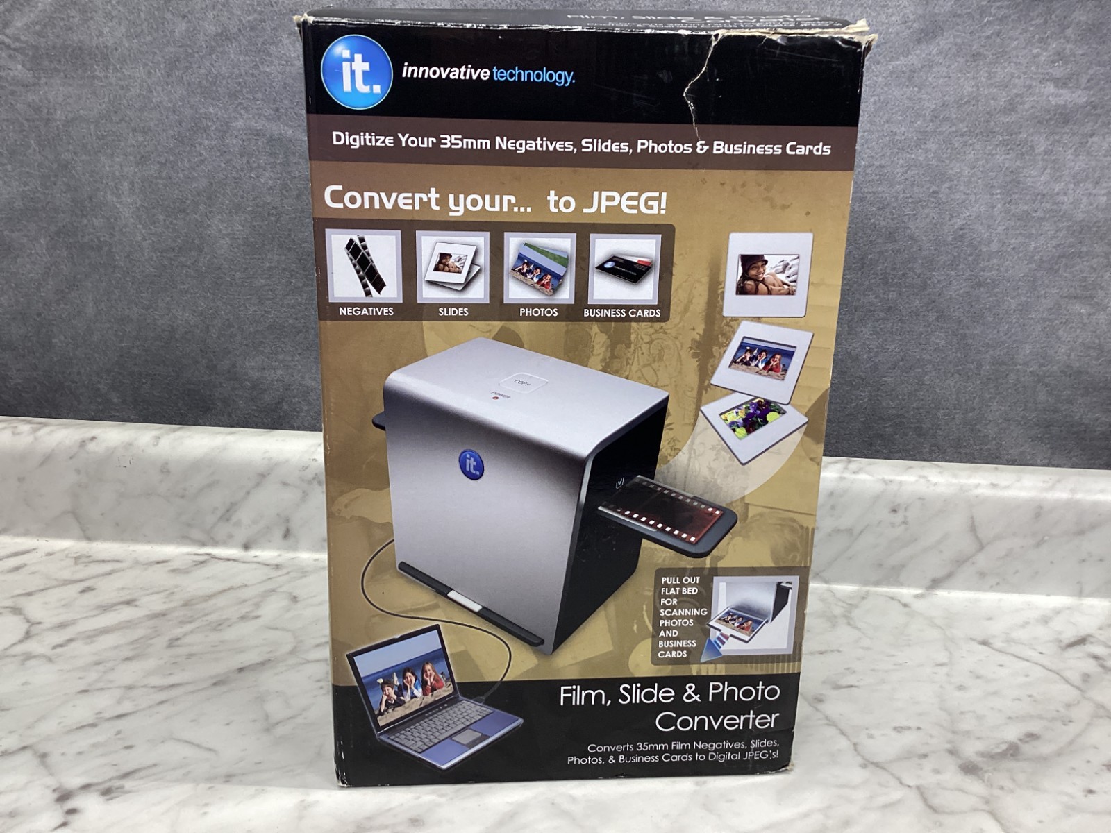 It Innovative Technology Film Slide Photo Scanner Converter ITNS-500 - 35mm film