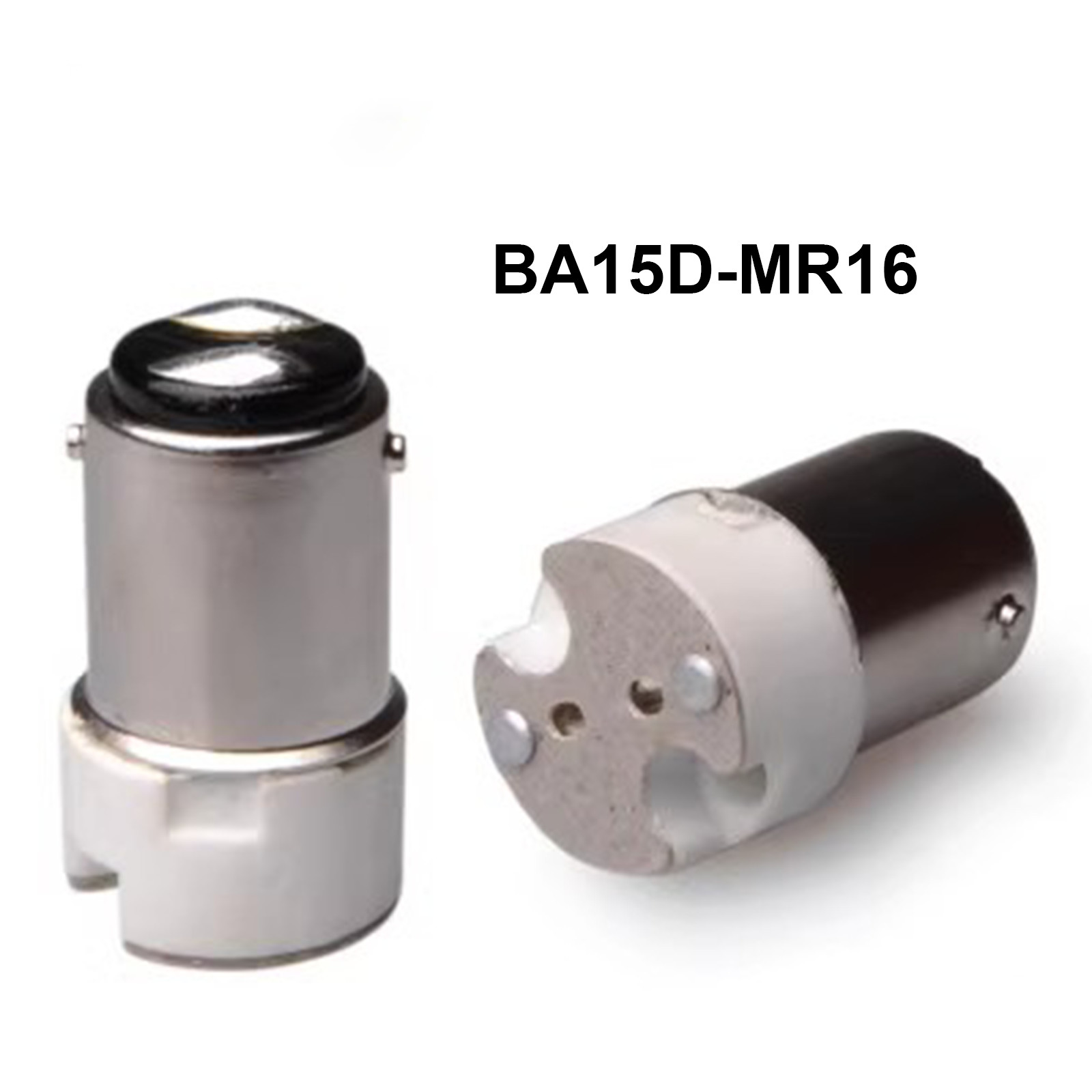 New BA15D To MR16 Socket Base Edison Screw LED Light Bulb Lamp Adaptor Converter