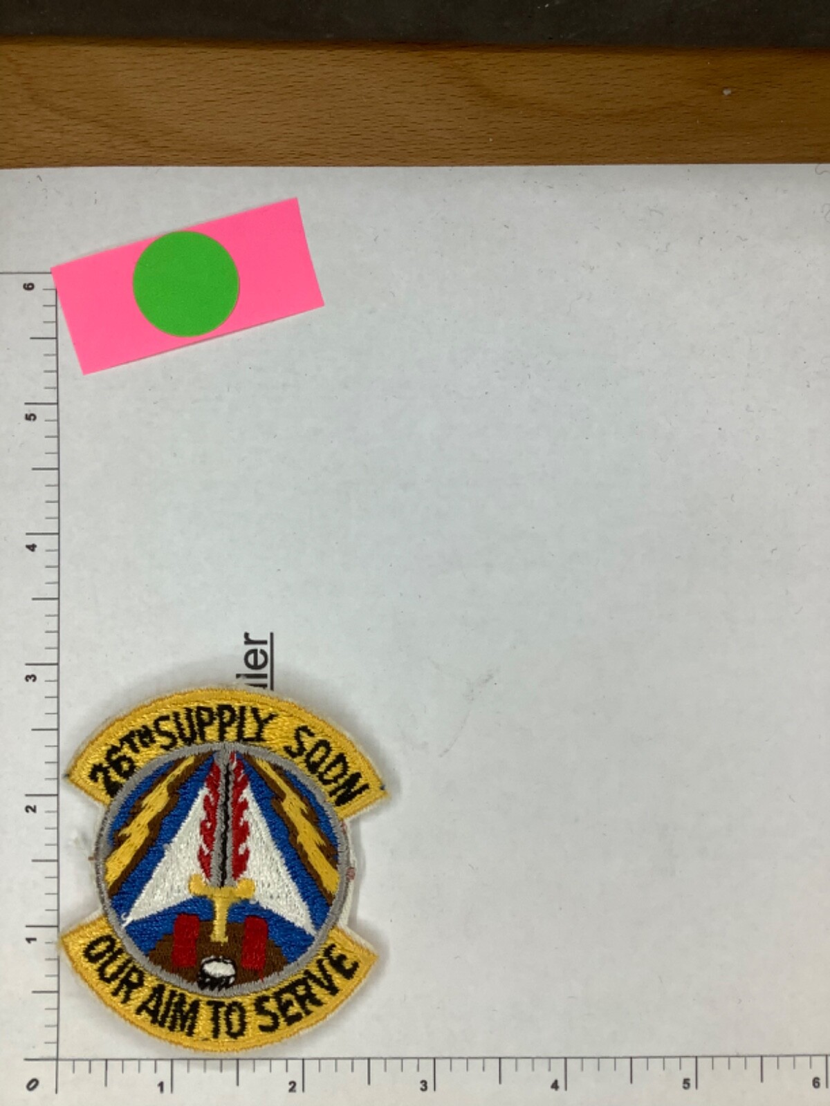 VINTAGE USAF 28th SUPPLY SQUADRON PATCH