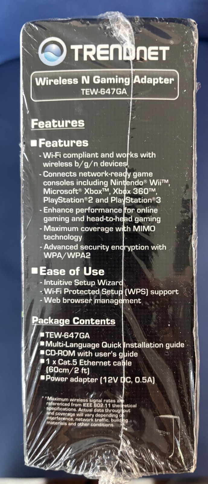 TRENDnet TEW-647GA Wireless N Gaming Adapter