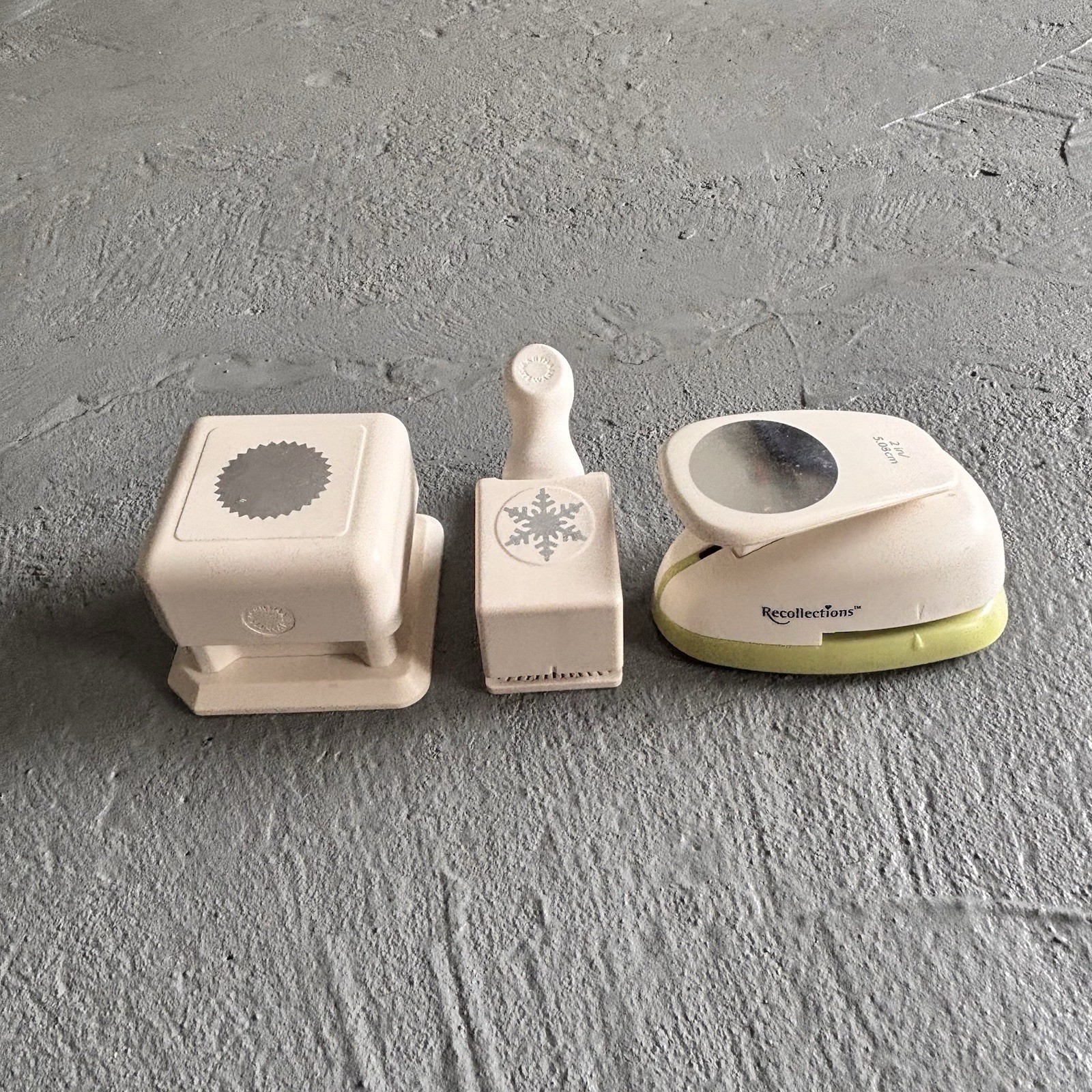 Paper Punches Crafting Martha Stewart  Recollections Art Scrapbooking Lot of 3
