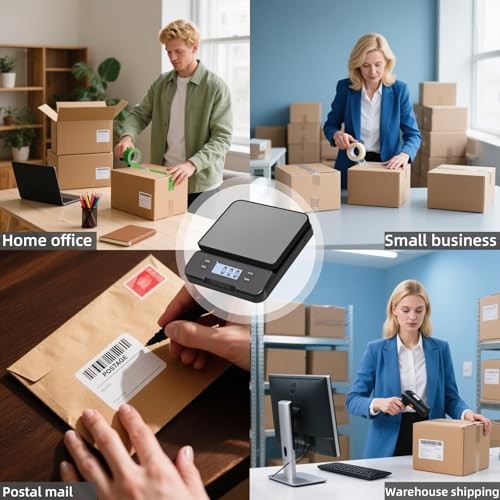Shipping Scale 66lb Capacity, High Precision Digital Postal Scale with Large LCD