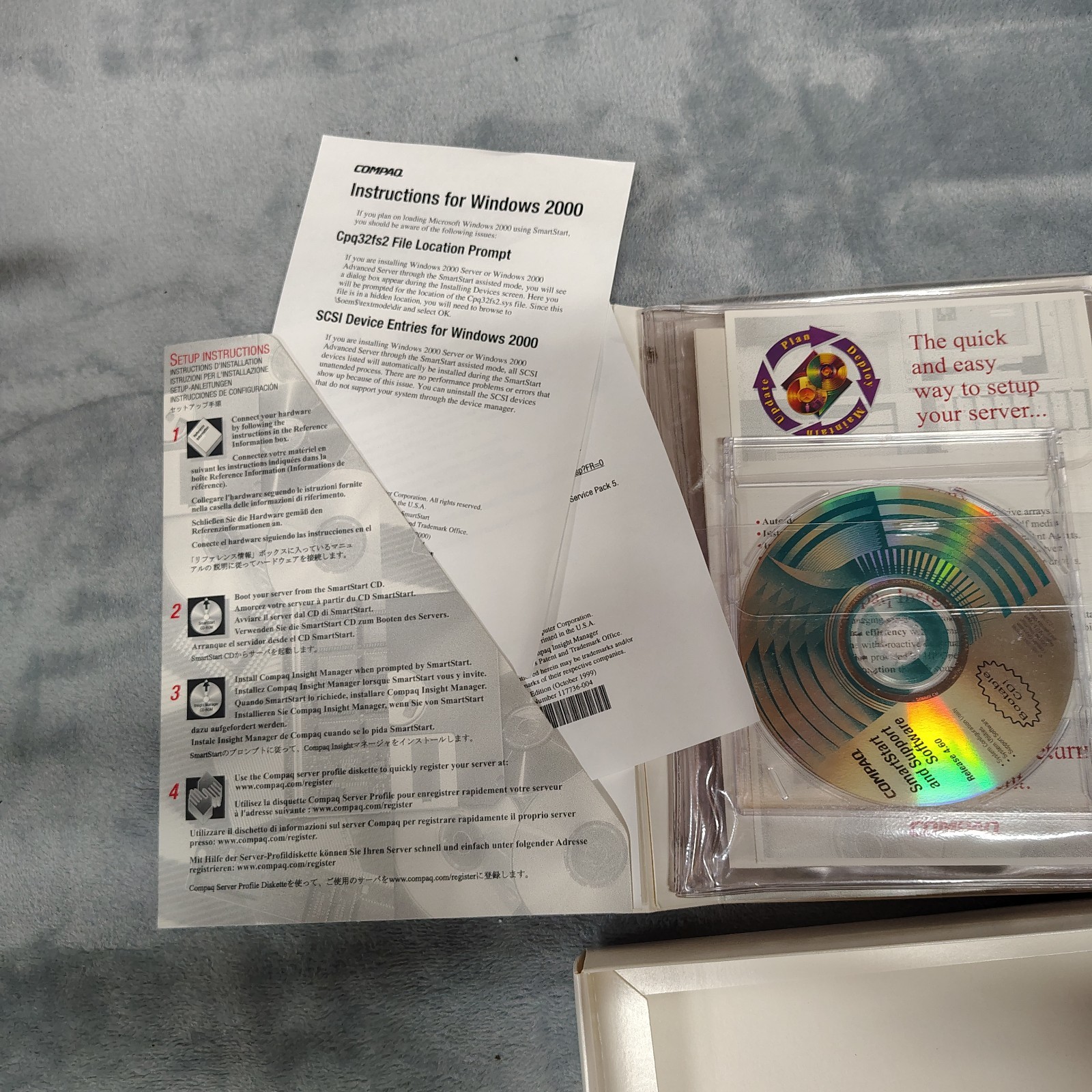 OEM Compaq Reference Information CD P/N 179729-001 ProLiant Server Documentation